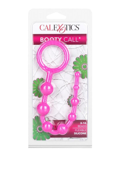 CALEXTICS Booty Call Purple Flexible Silicone Anal Beads