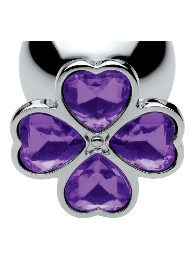 Booty Sparks Violet Flower Gem Anal Plug Set
