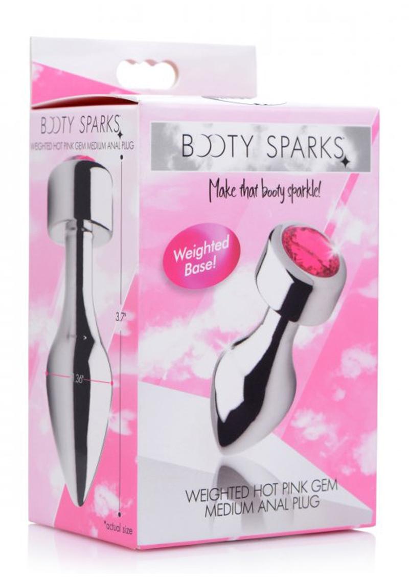 Booty Sparks Weighted Blue Gem Anal Plug