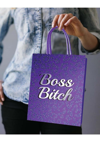 Boss Bitch Purple Gift Bag