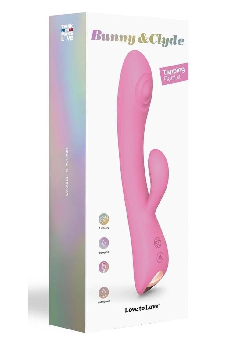 Bunny &amp; Clyde Rechargeable Silicone Rabbit Vibrator
