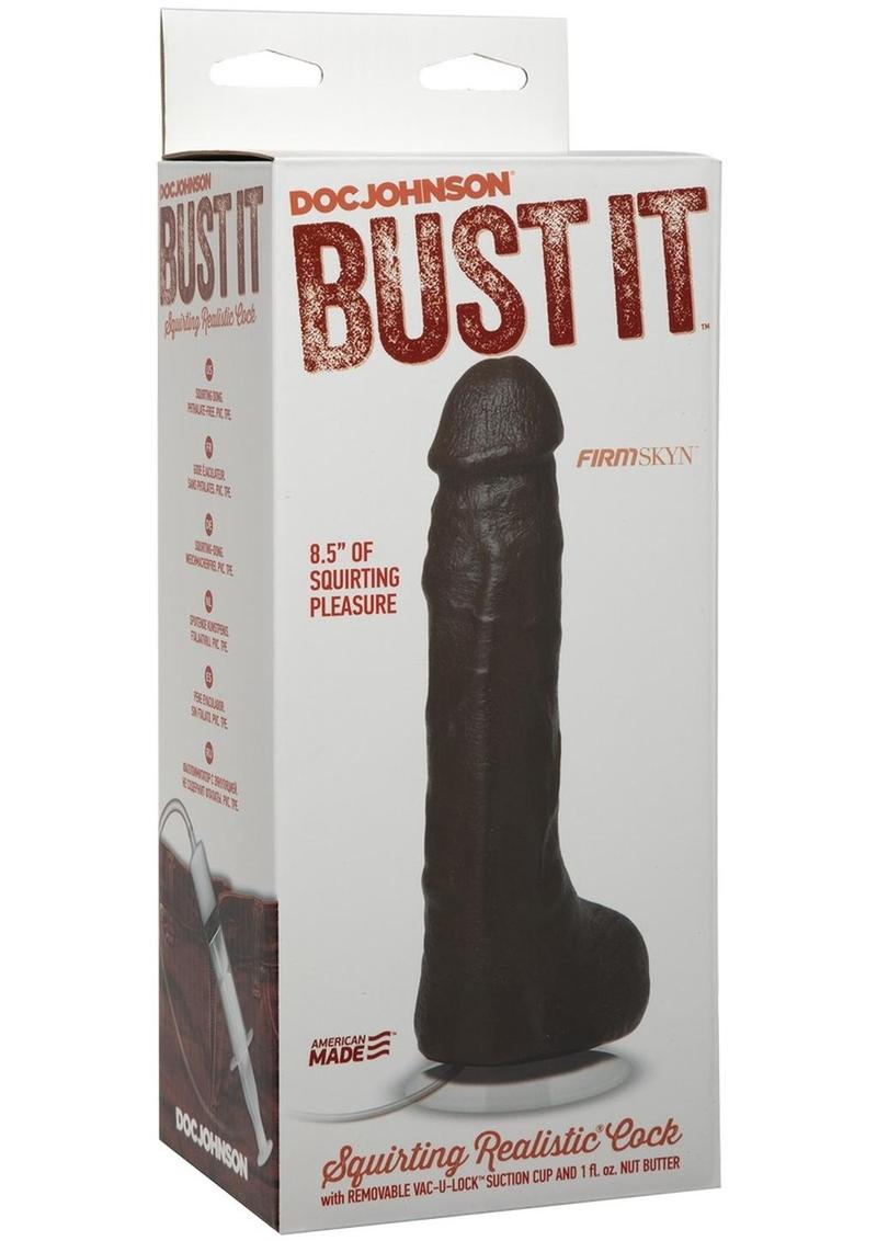 Doc Johnson Bust It Squirting Realistic Dildo