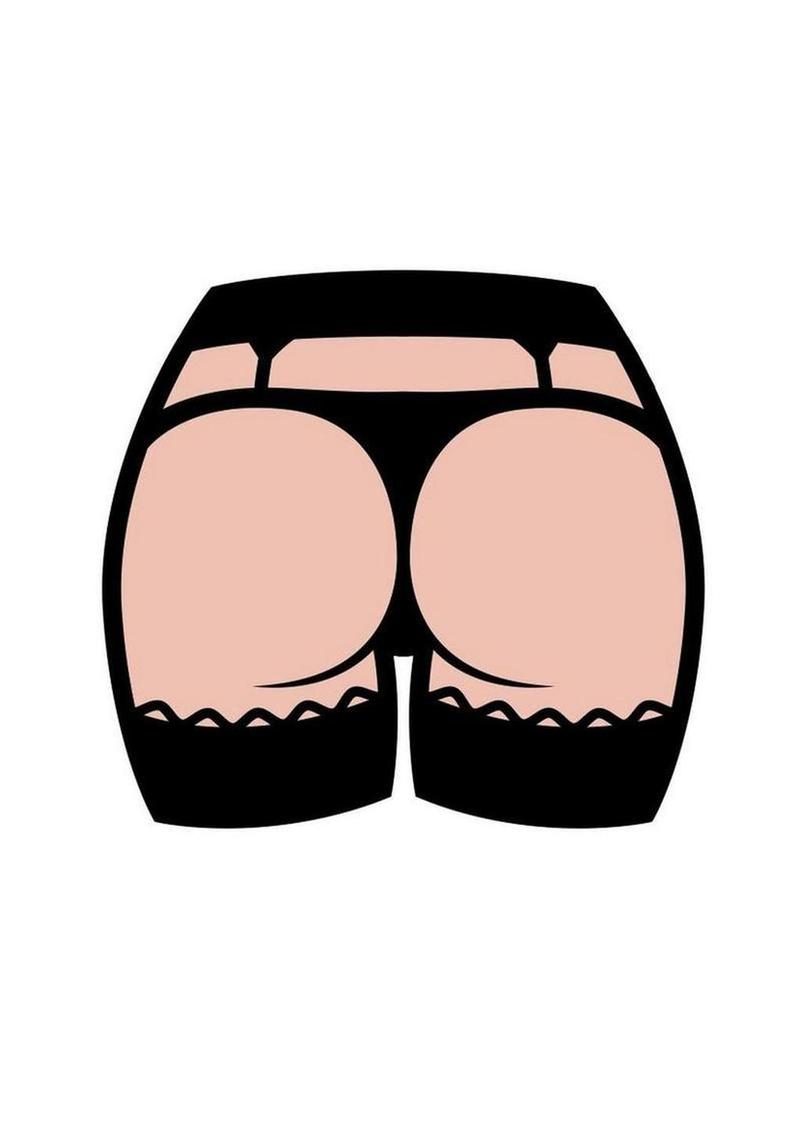 Butt Enamel Pin