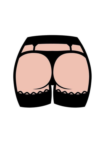 Butt Enamel Pin