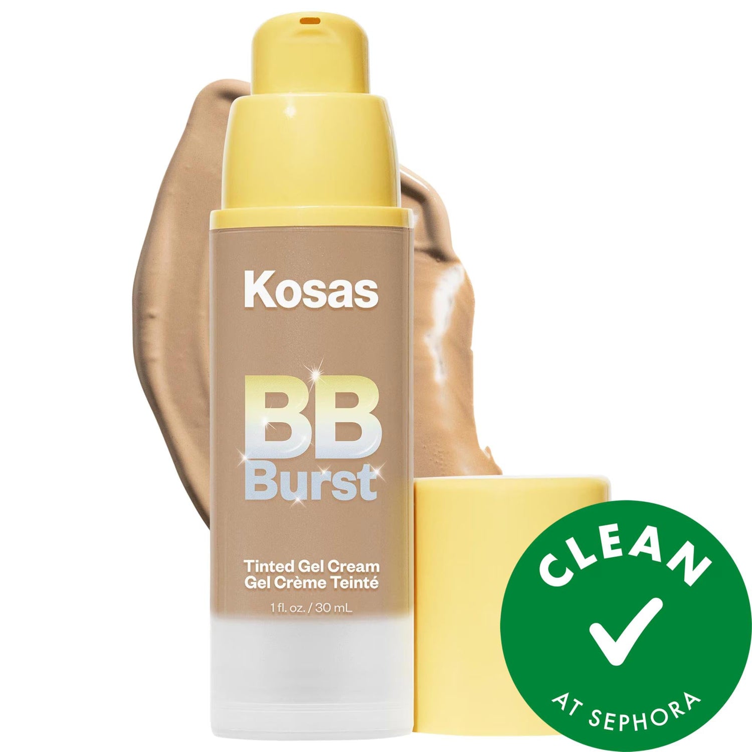 BB Burst Tinted Moisturizer Gel Cream with Copper Peptides - Natural Makeup Coverage &amp; Hydration for Sensitive Skin