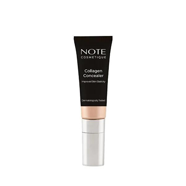 Note Cosmetics Collagen Concealer SPF 20: Anti-Aging, Brightening Under Eye &amp; Blemish Cover - Reduce Wrinkles, Protect from Sun Damage