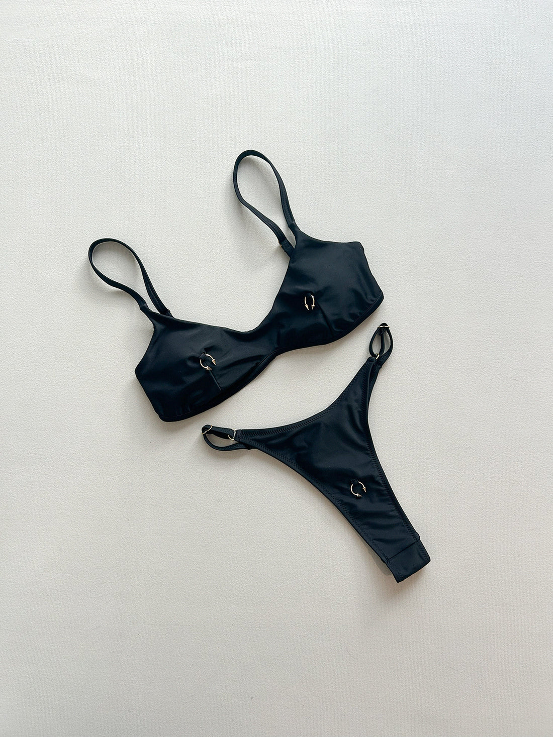 Womens Pure Color Bikini Swimsuit
