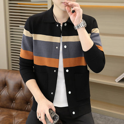 Casual knit jacket