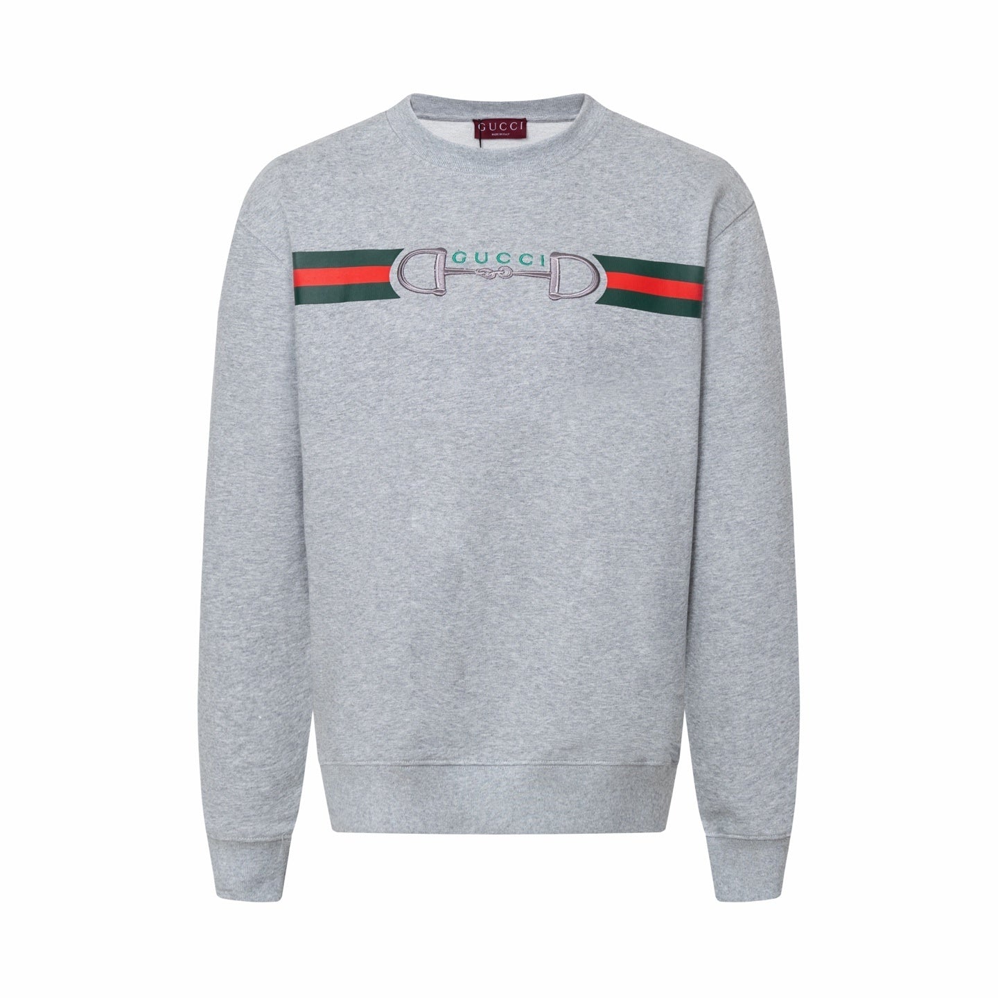 GUCCI Gray Cotton Jersey Sweatshirt New &amp; Authentic