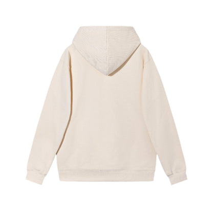 Gucci Cotton jersey hooded sweatshirt Beige