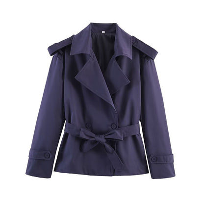 Short coat trench coat