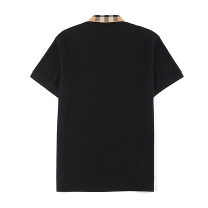 Burberry Check collar polo shirt