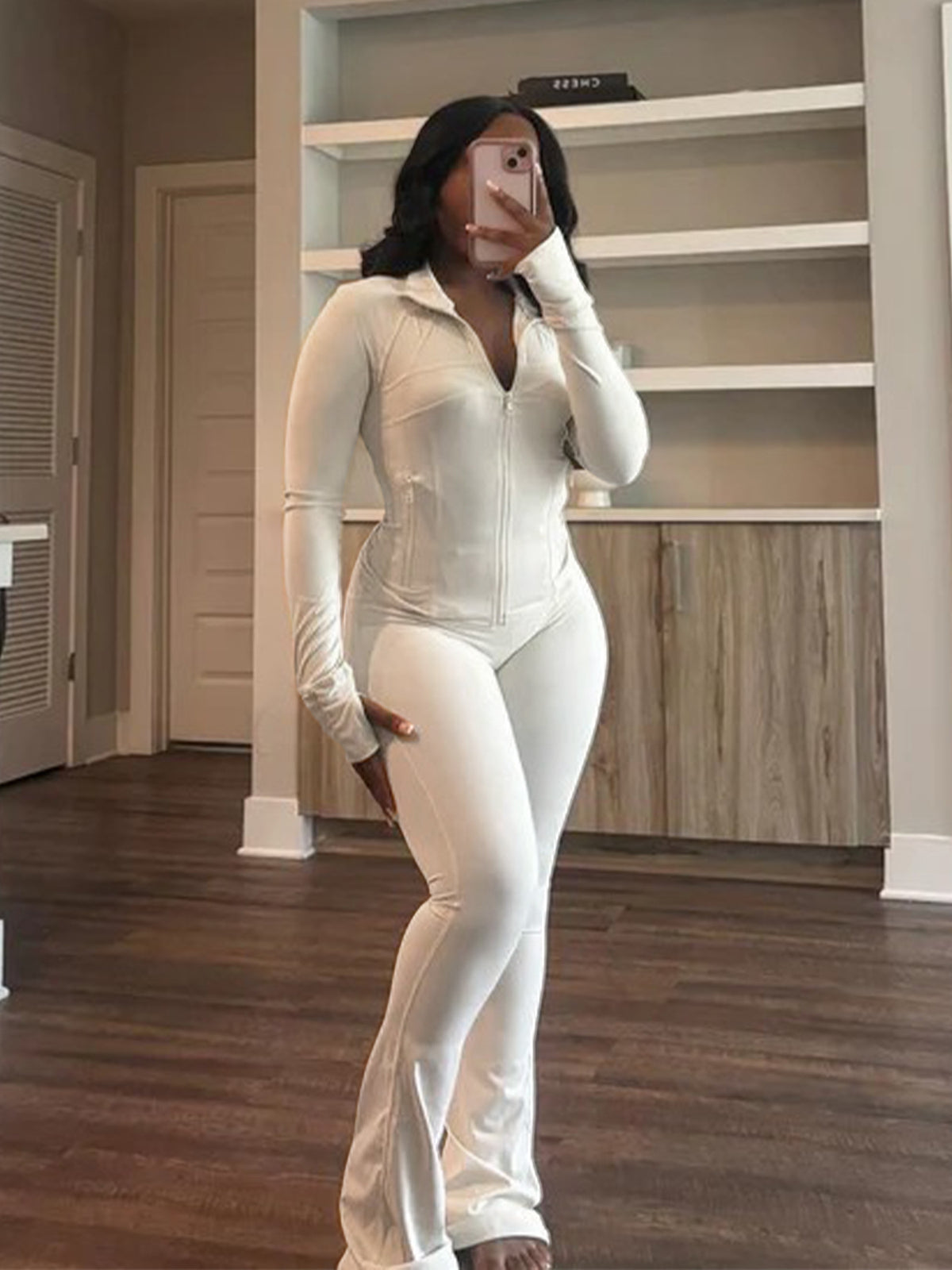 Womens Long Sleeve TwoPiece Set