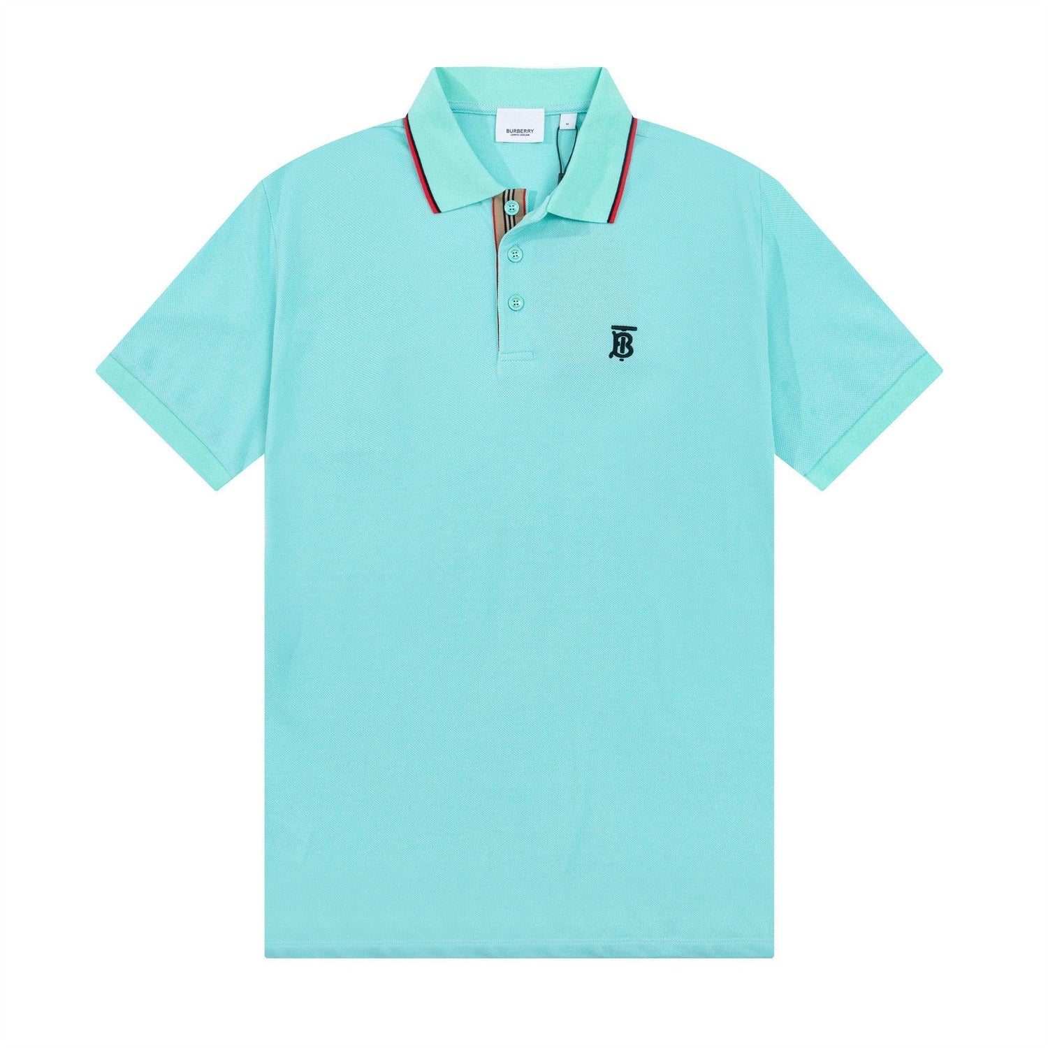 Burberry Light Blue T-Shirt With Collar