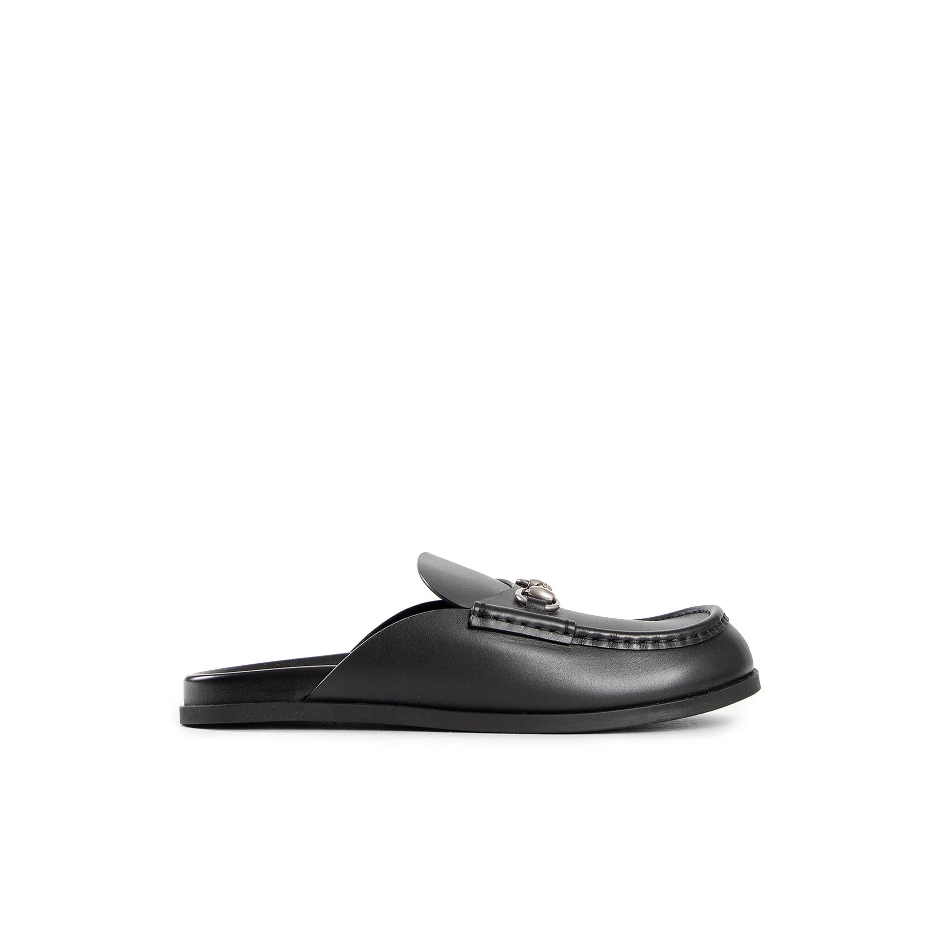 Gucci Horsebit Leather Mules