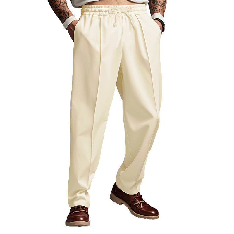 Mens Casual Straight Leg Pants