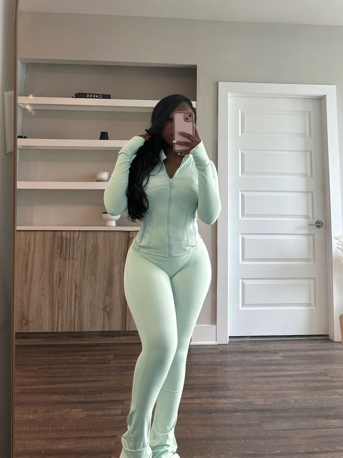 Womens Long Sleeve TwoPiece Set