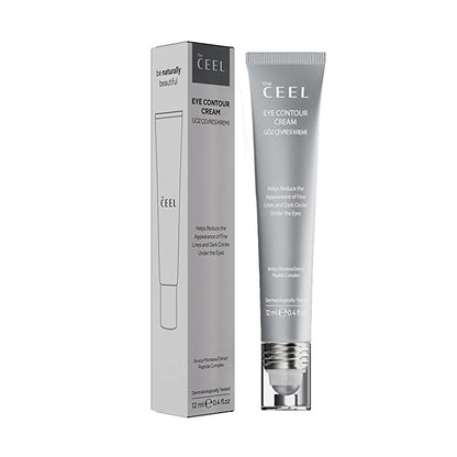 The Ceel: Advanced Peptide Eye Cream - Reduce Dark Circles &amp; Fine Lines - Hydrating, Anti-Aging, with Cooling Applicator