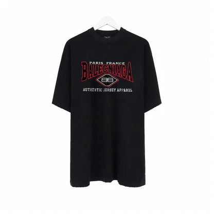 Balenciaga Black T-Shirt Without Collar