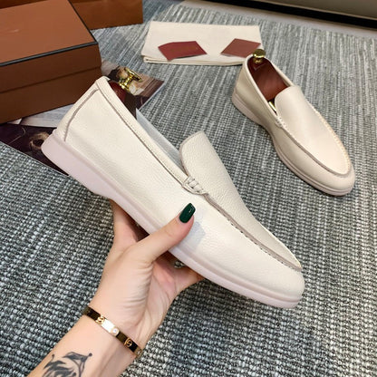 Men Slip On Loafers Breathable Flat Shoes