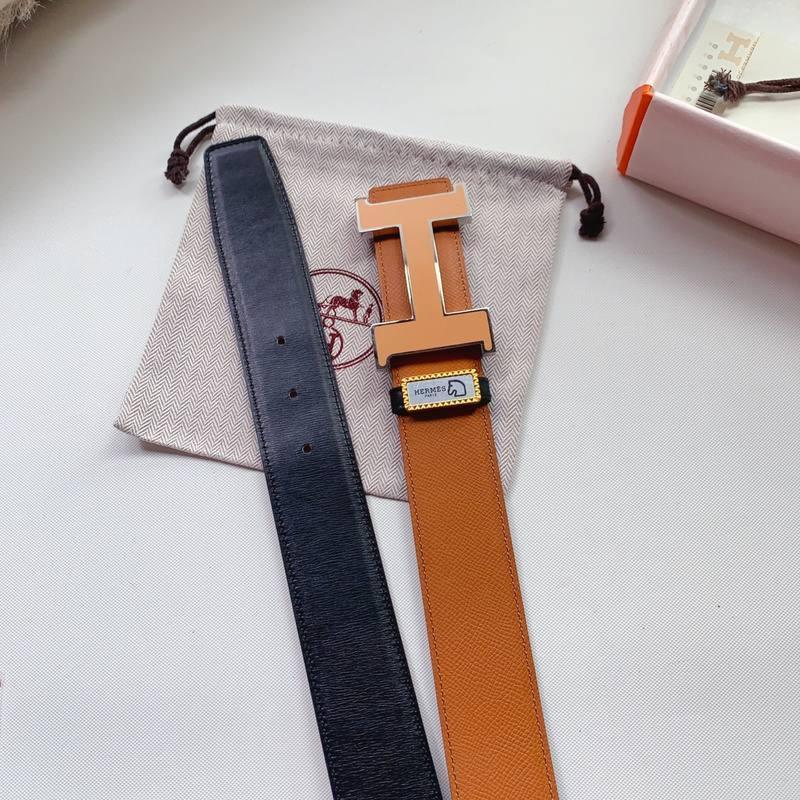 Hermes Men Beige Buckle Belt &
