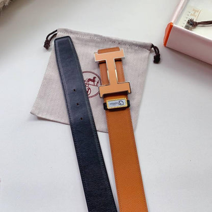 Hermes Men Beige Buckle Belt &