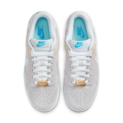 Nike Dunk Low SE Barber Shop Grey Sneakers - Unique Style