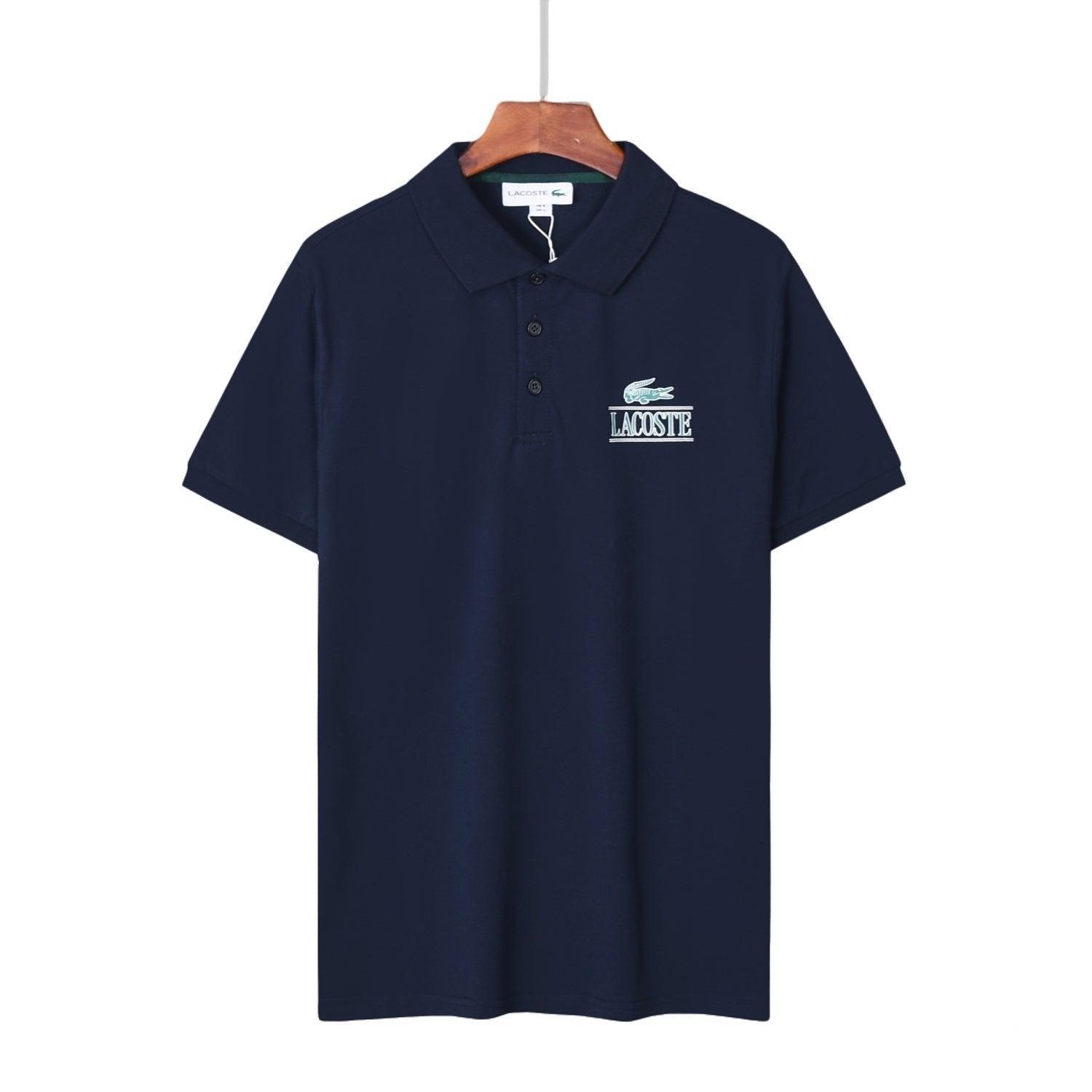 Lacoste Blue T-Shirt with Collar