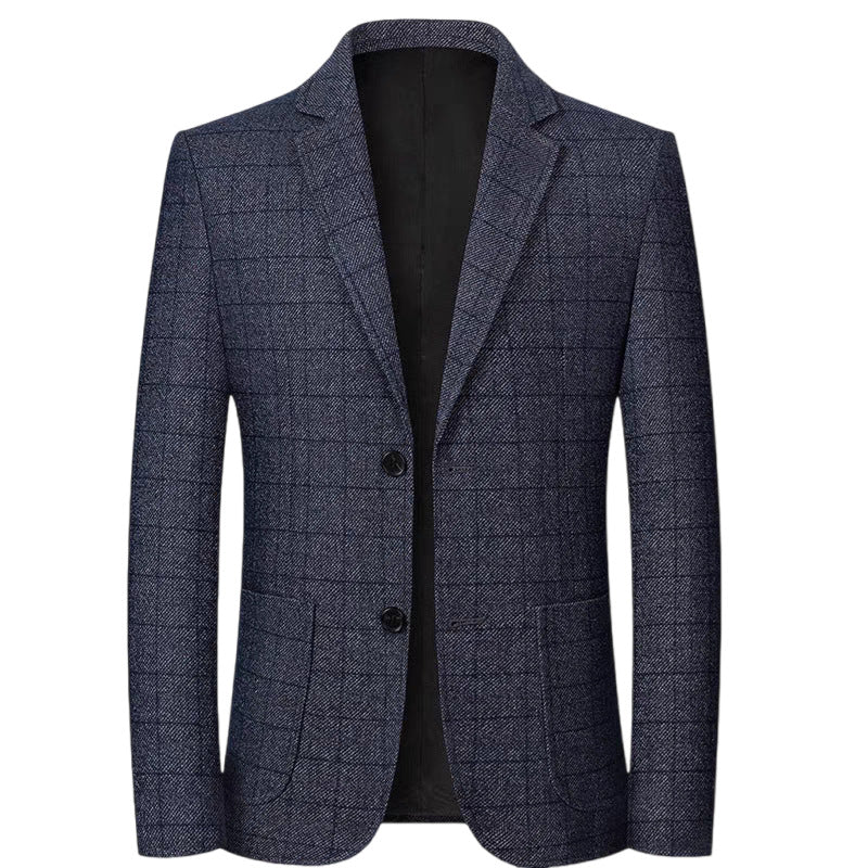 Plaid suit jacket