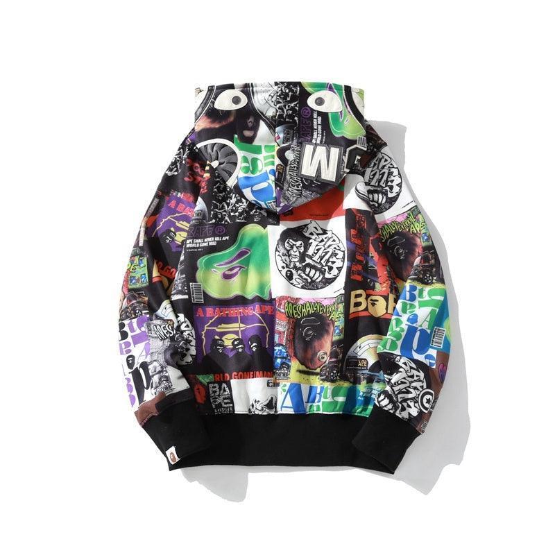 BAPE ALBUM MONOGRAM Shark full zip hoodie A Bathing Ape