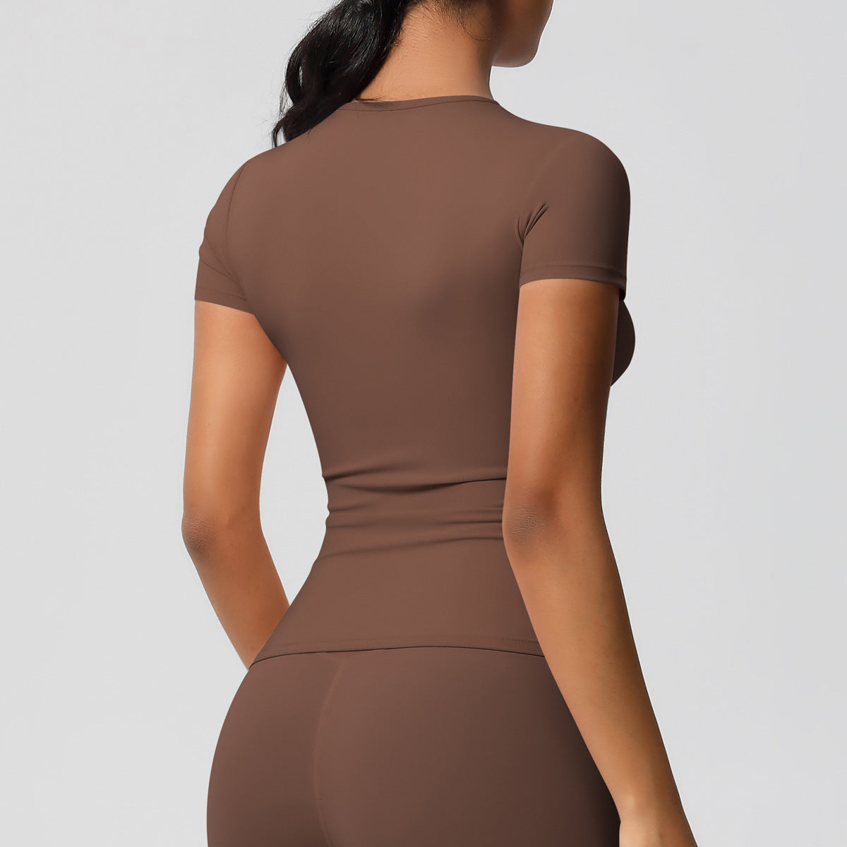 Sanded Tight-Fit Short Sleeve T-Shirt