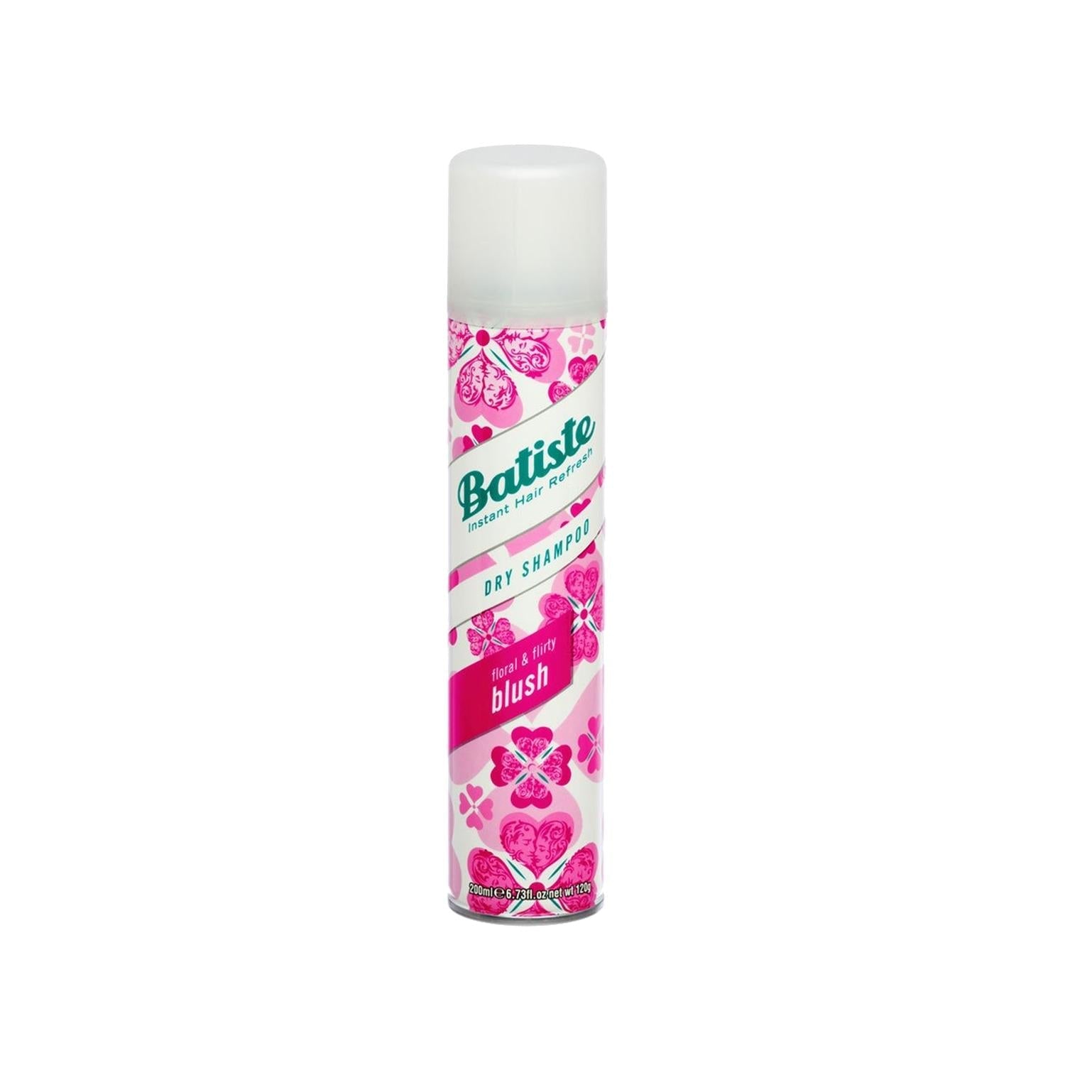 Batiste Floral Blush Dry Shampoo 200ml - Convenient Waterless Hair Refreshment