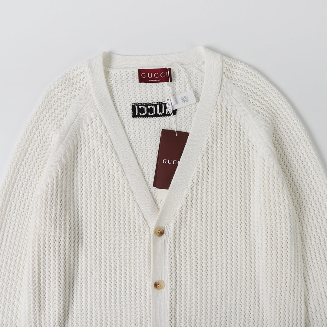 Gucci Sylvie Web-stripe cardigan