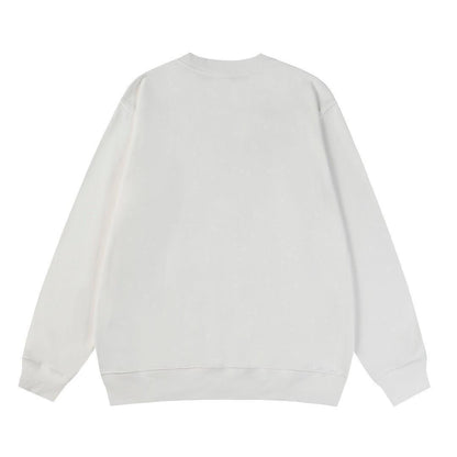Moncler Logo-Embroidered Printed Cotton Jersey Sweatshirt White