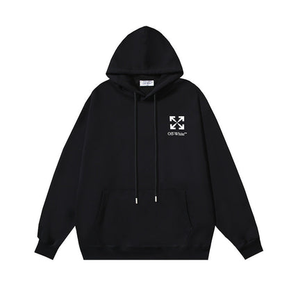 OFF-WHITE Arrows Print Hoodie White/Black
