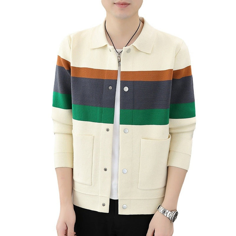 Casual knit jacket