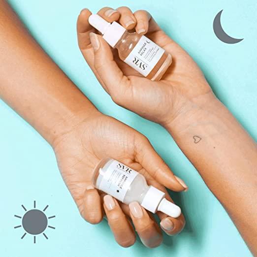 SVR Ampoule Refresh: Anti-Wrinkle Eye Cream - Reduce Fine Lines, Moisturize &amp; Refresh Sensitive Skin - Caffeine + Metal Applicator