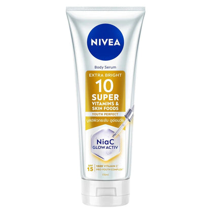 Nivea Super10 Body Lotion Serum Brightening &amp; Firming 170 ml