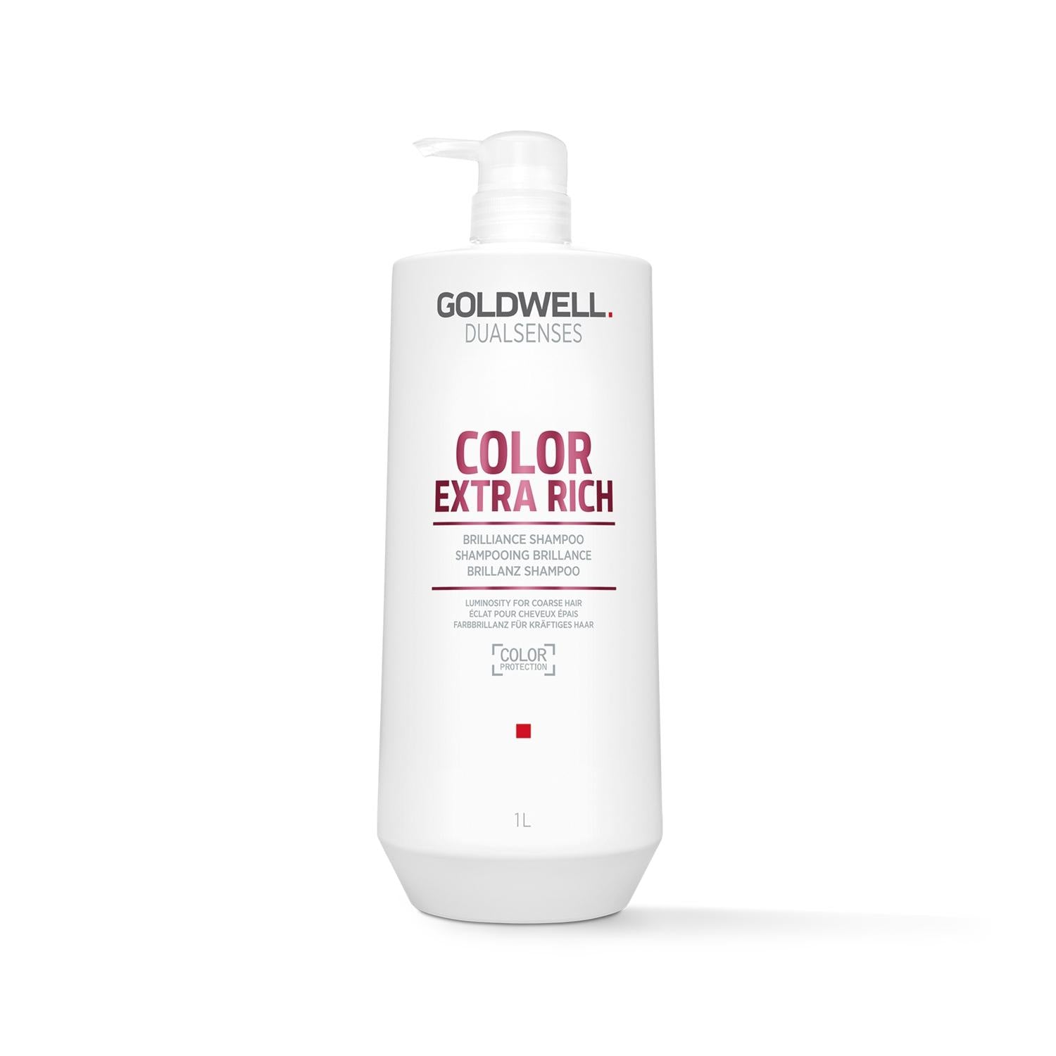 Goldwell Dualsenses Color Extra Rich Shampoo for Color-Treated Hair - 1000ml, Enhances Shine &amp; Richness