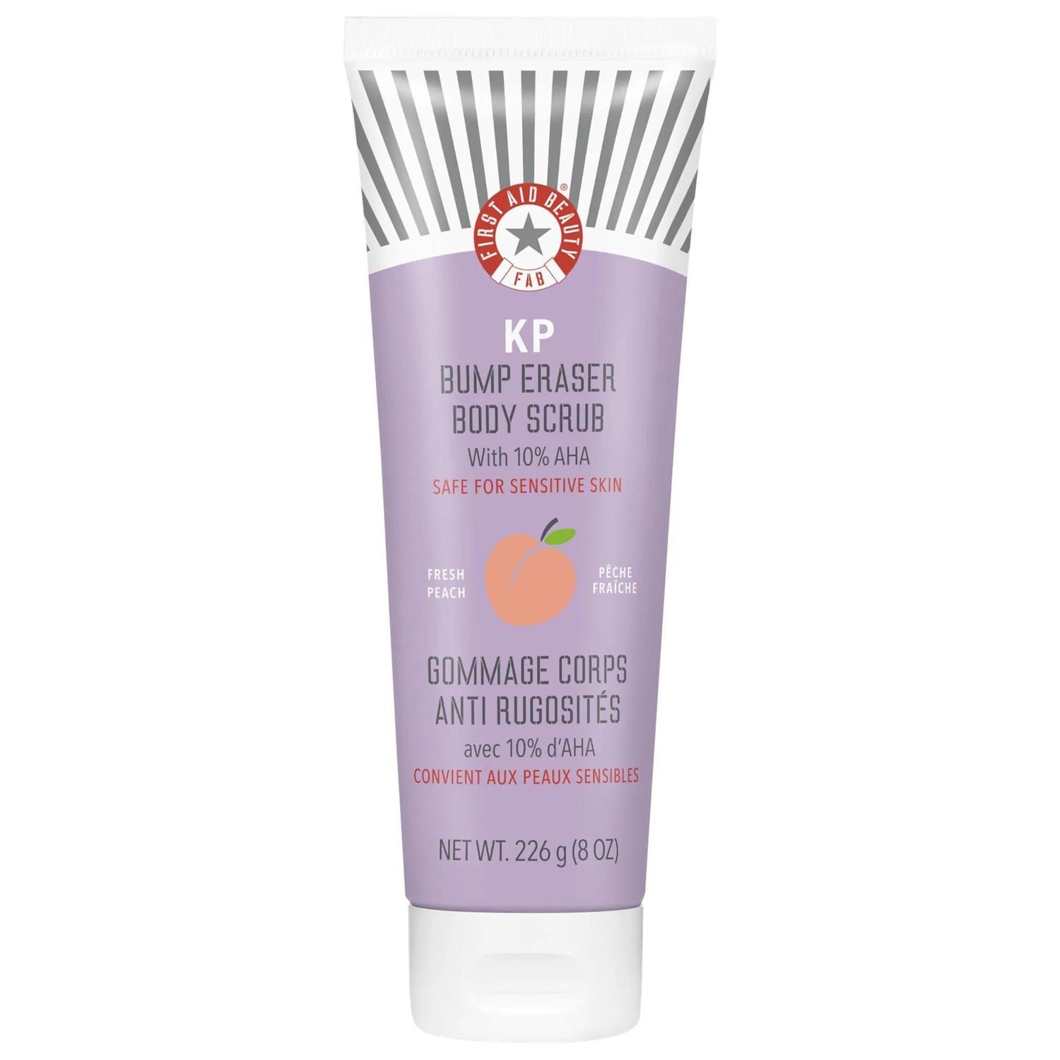 KP Bump Eraser: 10% AHA Exfoliating Body Scrub for Keratosis Pilaris &amp; Strawberry Skin - Vegan &amp; Cruelty-Free, Reveals Exceptionally Smooth Skin