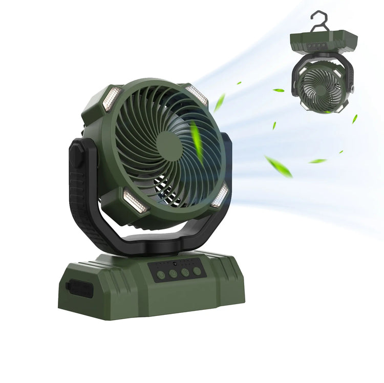 Outdoor Household Power Bank LED Light Camping Fan SHOPEZRA L.L.C.
