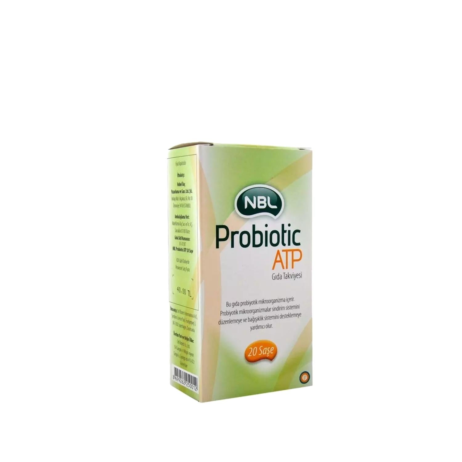 NBL Probiotic ATP: Boost Gut Health &amp; Energy with Probiotic Powder Sachets - Digestive &amp; Immune Support