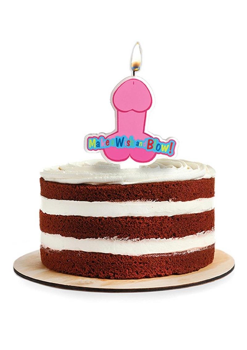 CandyPrints Penis Party Candle Fun Celebration Candle