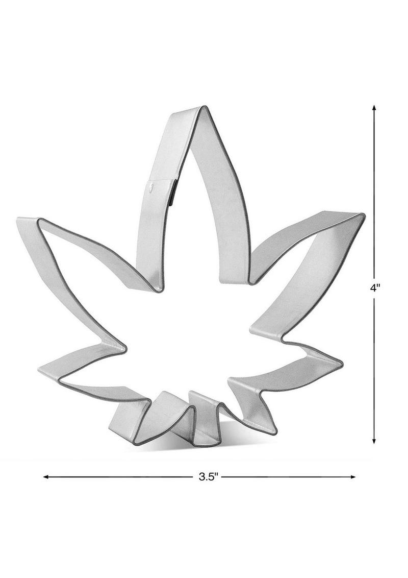 Cannabis Cookie Cutter Food Grade Stainless Steel for Party Treats