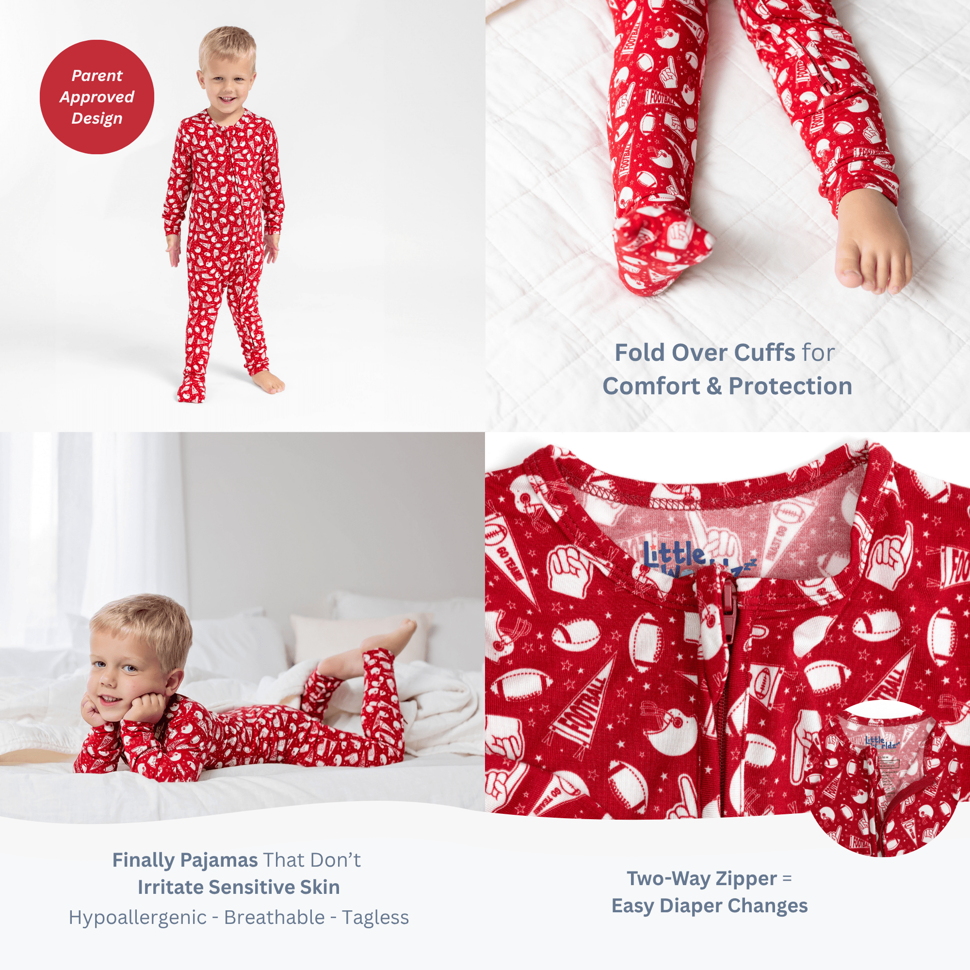 Rocketship Toddler Bamboo Pajamas