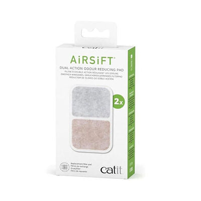 Catit Airsift Dual Action Odor Reducing Filters 2 Pack