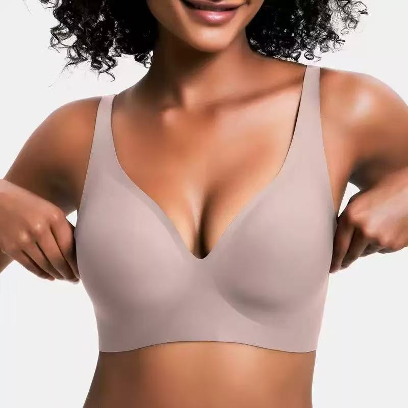 Lace Pattern Push-Up Support Bra