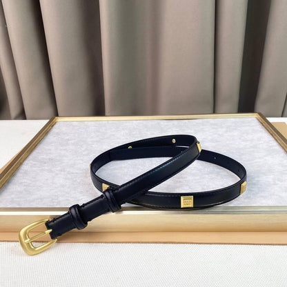 Celine Women Gold Buckle Belt &