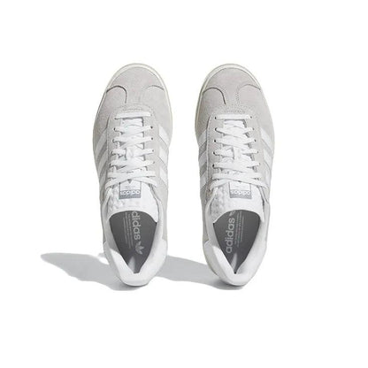 Adidas Gazelle Bold Grey White | Premium Suede Sneakers | Casual Comfort