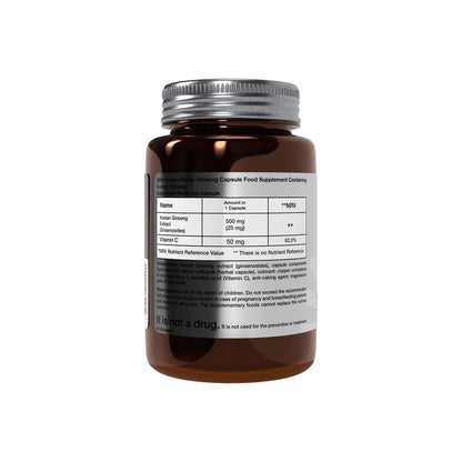 Qlife Korean Panax Ginseng Complex Supplement 30 Capsules